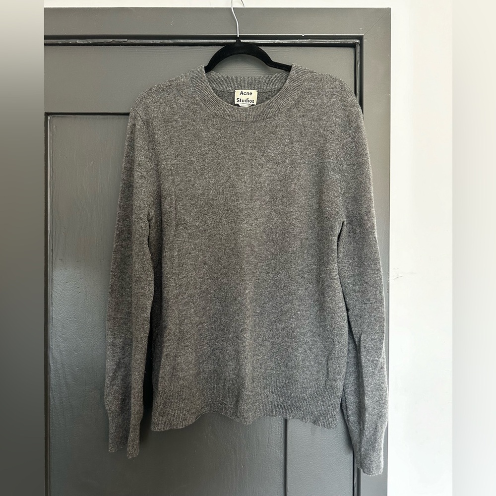 Cashmere Acne Studios sweater in grey - size L